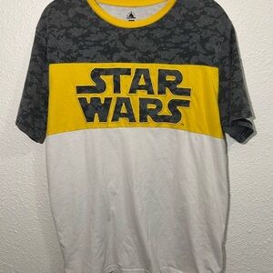 Star Wars Yellow and Black Collar Tee